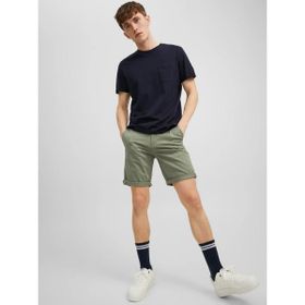 Jack & Jones 12165604 Erkek Regular Fit Haki Chino Şort