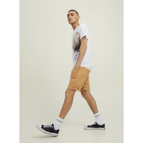 Jack & Jones 12165604 Jpstbowie Jjshorts Solid Normal Bel Düz Açık Mavi Erkek Şort