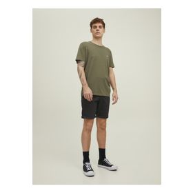 Jack & Jones 12165604 Siyah Herren JJi Bowie Solid Sa Erkek Şort