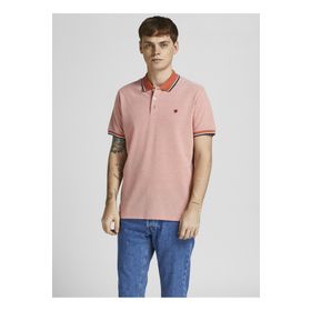 Jack & Jones 12169064_JPRBLUWIN POLO SS Düz Açık Turuncu Erkek Polo T-Shirt