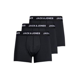 Jack & Jones 12182421 Black Microfibre 3'lü Erkek Boxer