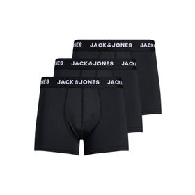 Jack & Jones 12182421 Black Microfibre 3'lü Erkek Boxer