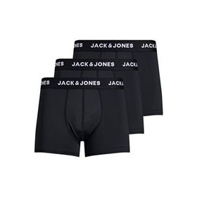 Jack & Jones 12182421 Black Microfibre 3'lü Erkek Boxer