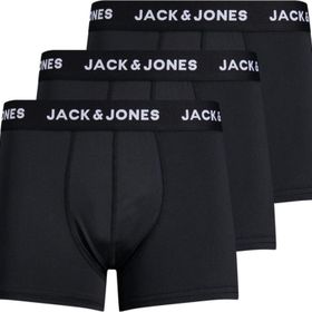 Jack & Jones 12182421 Black Microfibre 3'lü Erkek Boxer