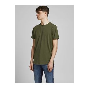 Jack & Jones 12182498 JJebasher Tee O-Neck Ss Noos Krem Erkek T-shirt