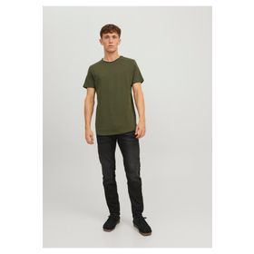 Jack & Jones 12182498 JJebasher Tee O-Neck Ss Noos Krem Erkek T-shirt