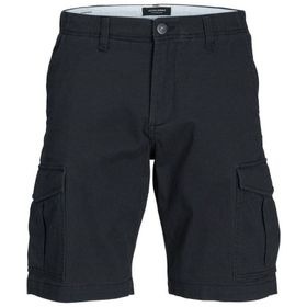 Jack & Jones 12182555 Siyah Pants Studio Jpstjoe Pamuklu Kargo Erkek Şort