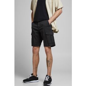 Jack & Jones 12182555 Siyah Pants Studio Jpstjoe Pamuklu Kargo Erkek Şort