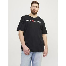Jack & Jones 12184987 Carp Logo Büyük Beden Erkek Tişört