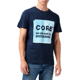 Jack & Jones 12191762 Klasik Logo Baskılı Lacivert 3'lü Erkek T-shirt