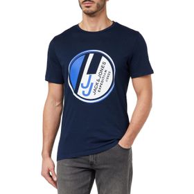 Jack & Jones 12191762 Klasik Logo Baskılı Lacivert 3'lü Erkek T-shirt