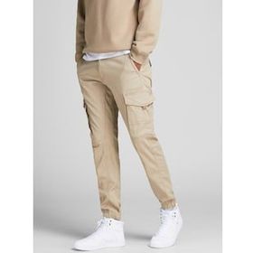 Jack & Jones 12193754 Bej Erkek Pantolon