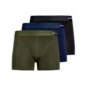 Jack & Jones 12198852 Orman Gecesi Siyah Lacivert Herren Boxershorts