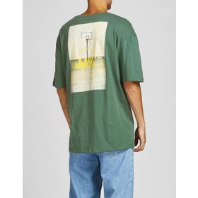 Jack & Jones 12205175 Jorbrink Club Photo Kısa Kollu Bisiklet Yaka Erkek T-Shirt