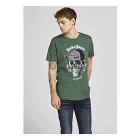 Jack & Jones 12205684 Jordome Tee Bisiklet Yaka Standart Kalıp Baskılı Erkek T-shirt