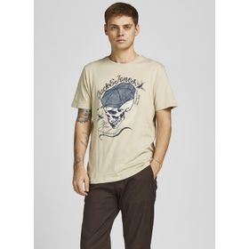 Jack & Jones 12205684 Jordome Tee Bisiklet Yaka Standart Kalıp Baskılı Erkek T-shirt