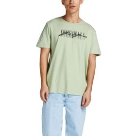 Jack & Jones 12205957 Jorjungle Script Tee O Yaka Regular Fit Baskılı Erkek T-shirt