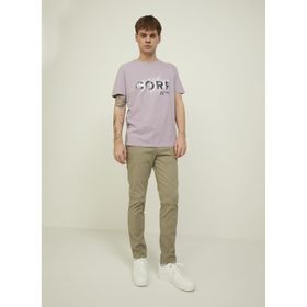 Jack & Jones 12209209 Eflatun Bisiklet Yaka Erkek T-shirt