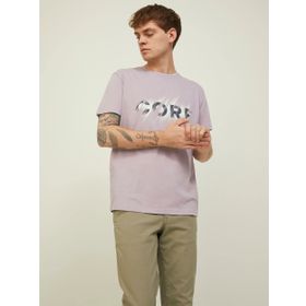 Jack & Jones 12209209 Eflatun Bisiklet Yaka Erkek T-shirt