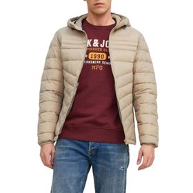 Jack & Jones 12211785 JJEHero Puffer Crockery Kapüşonlu Erkek Mont