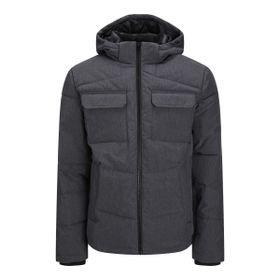 Jack & Jones 12212233 Koyu Gri Jjbrady Puffer Erkek Mont