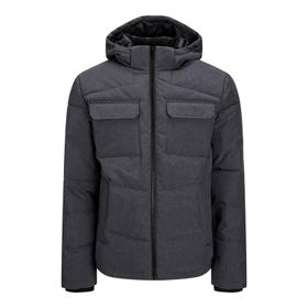 Jack & Jones 12212233 Koyu Gri Jjbrady Puffer Erkek Mont