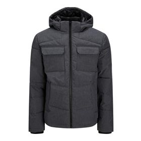 Jack & Jones 12212233 Koyu Gri Jjbrady Puffer Erkek Mont