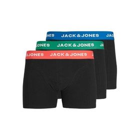 Jack & Jones 12213088 Siyah 3'lü Jacadam Trunks Erkek Boxer