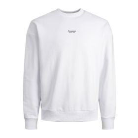 Jack & Jones 12213688 Beyaz Jprblakam Erkek Sweatshirt