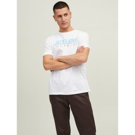 Jack & Jones 12213761 Beyaz Erkek T-Shirt