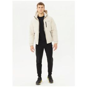 Jack & Jones 12214648 Bej Jcootto Puffer Erkek Mont