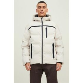 Jack & Jones 12215507-Moonb Jcoheat Puffer Jacket SN Beyaz Erkek Mont
