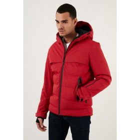 Jack & Jones 12225287-TRUE-RED Jcotarwin Puffer Kırmızı Erkek Mont