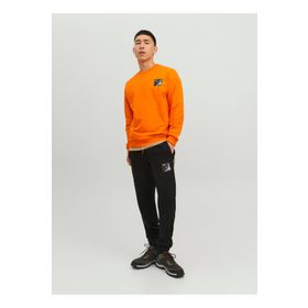 Jack & Jones 12230407_JPSTWILL JJFILO SWEAT PANT Slim Fit Siyah Erkek Eşofman Altı