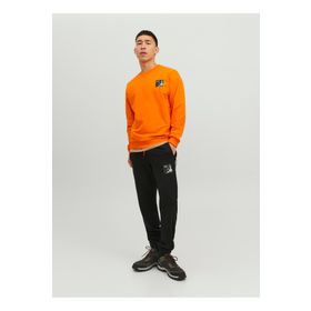 Jack & Jones 12230407_JPSTWILL JJFILO SWEAT PANT Slim Fit Siyah Erkek Eşofman Altı