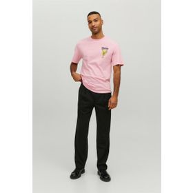 Jack & Jones 12232251 Pembe Erkek T-shirt