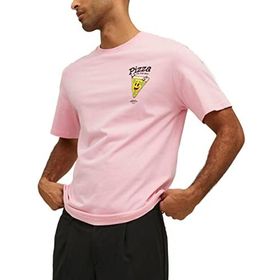 Jack & Jones 12232251 Pembe Erkek T-shirt