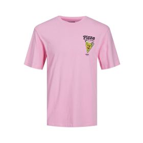 Jack & Jones 12232251 Pembe Erkek T-shirt