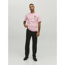 Jack & Jones 12232251 Pembe Erkek T-shirt