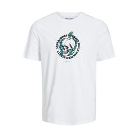 Jack & Jones 12232656 Beyaz Erkek T-shirt