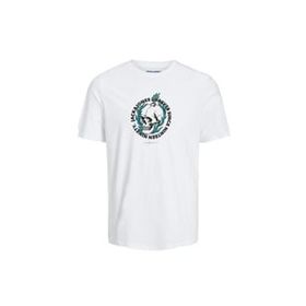 Jack & Jones 12232656 Beyaz Erkek T-shirt