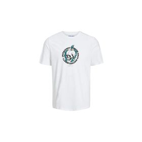 Jack & Jones 12232656 Beyaz Erkek T-shirt