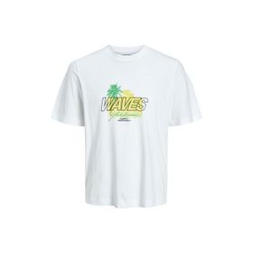 Jack & Jones 12234242 Baskılı Bisiklet Yaka Erkek Tişört
