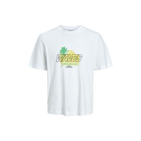 Jack & Jones 12234242 Baskılı Bisiklet Yaka Erkek Tişört
