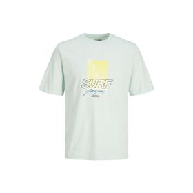 Jack & Jones 12234242 Baskılı Bisiklet Yaka Erkek Tişört