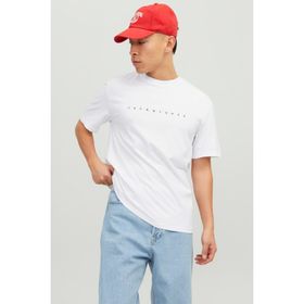 Jack & Jones 12234746 Star Beyaz Erkek T-Shirt