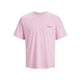 Jack & Jones 12235224 Jortulum Graffiti Tee Ss Crew Neck Pembe Erkek T-shirt