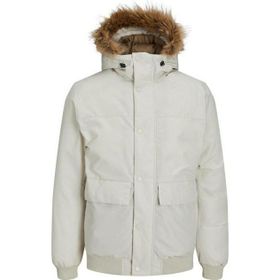 Jack & Jones 12236822 Hamp Bomber Moonbeam Erkek Mont