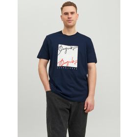 Jack & Jones 12237439 Lacivert Erkek T-shirt