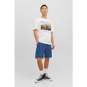 Jack & Jones 12238168 Beyaz Erkek T-shirt